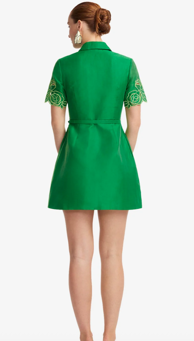 Brigitte Applique Mini Dress