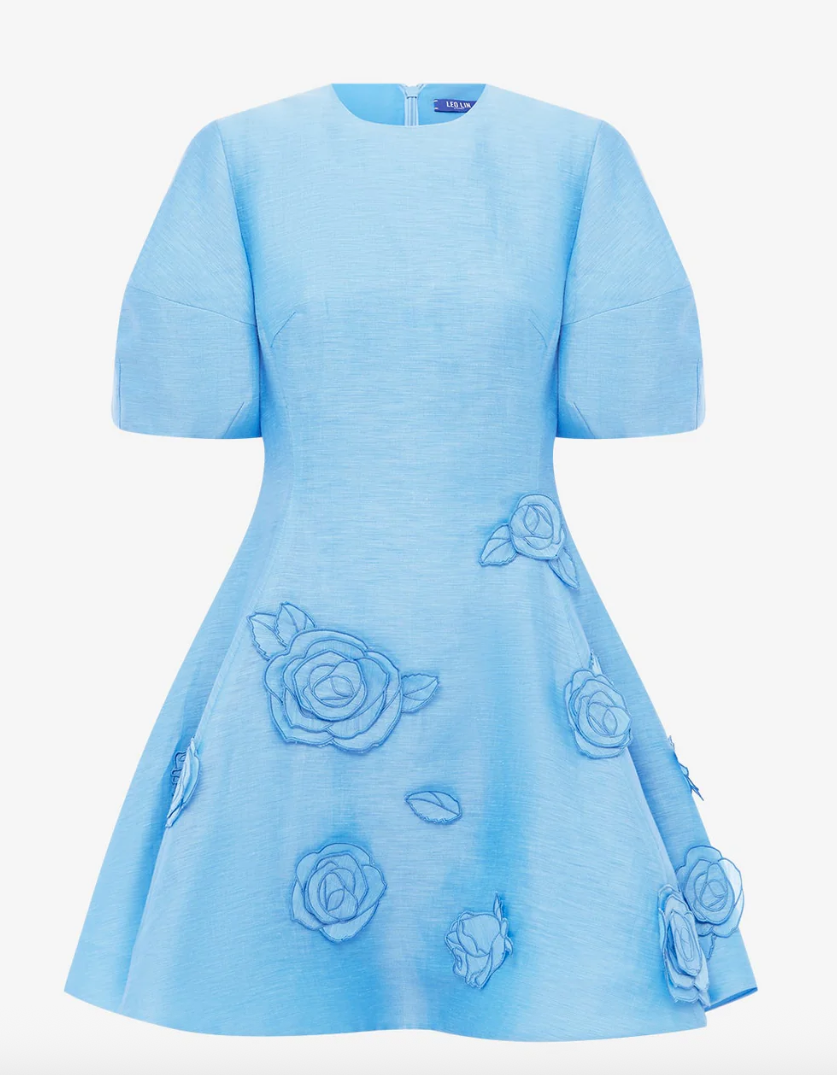 Simona Appliqué Mini Dress