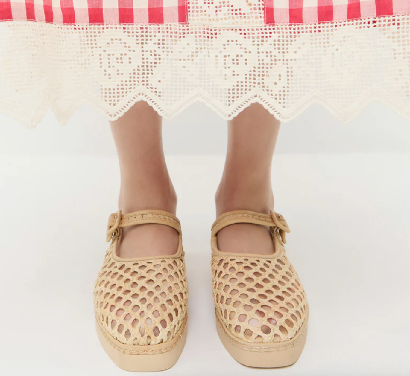 Rita Netted Mary Jane Sneaker