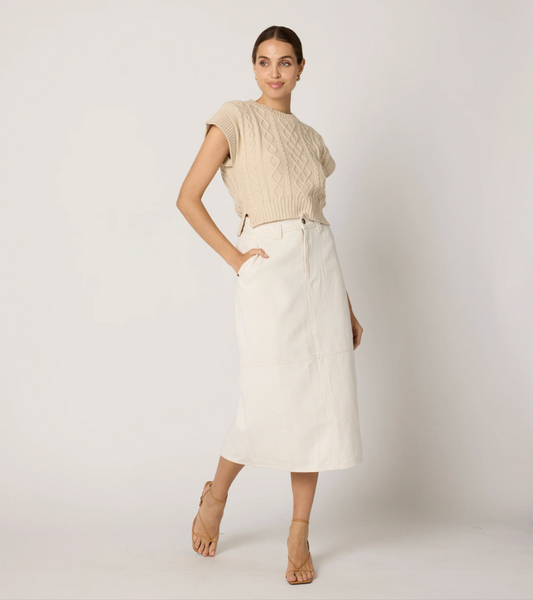 Gigi Cropped Sweater Vest