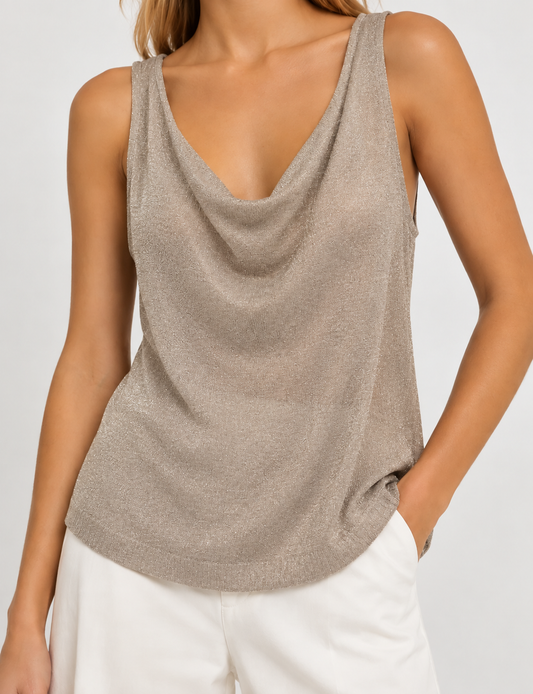 Gala Cowl Neck Top