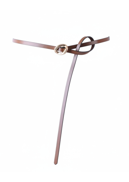 Skinny Genuine Leather Belt