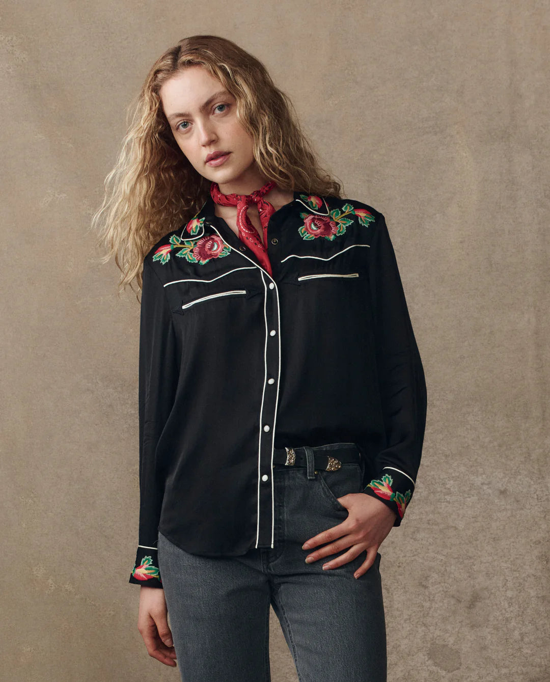 The Heirloom Rose Western Shirt