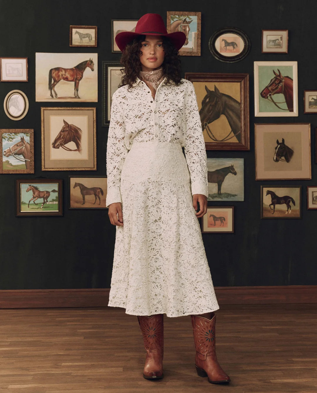 The Relic Lace Saddle Skirt