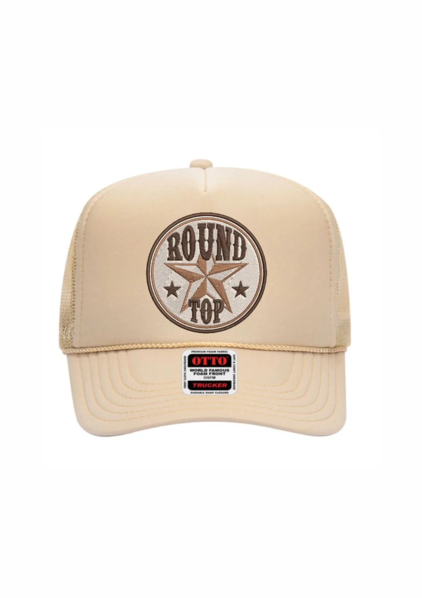 Round Top Star Trucker Hat