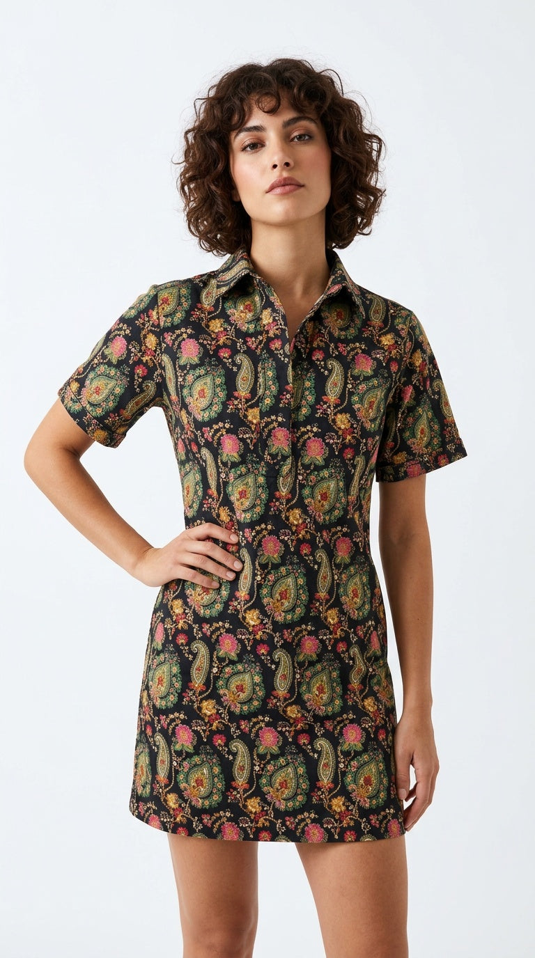 Split Neck Dress