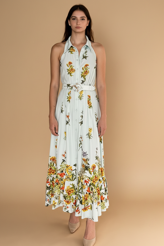 Amya Halter Maxi Dress