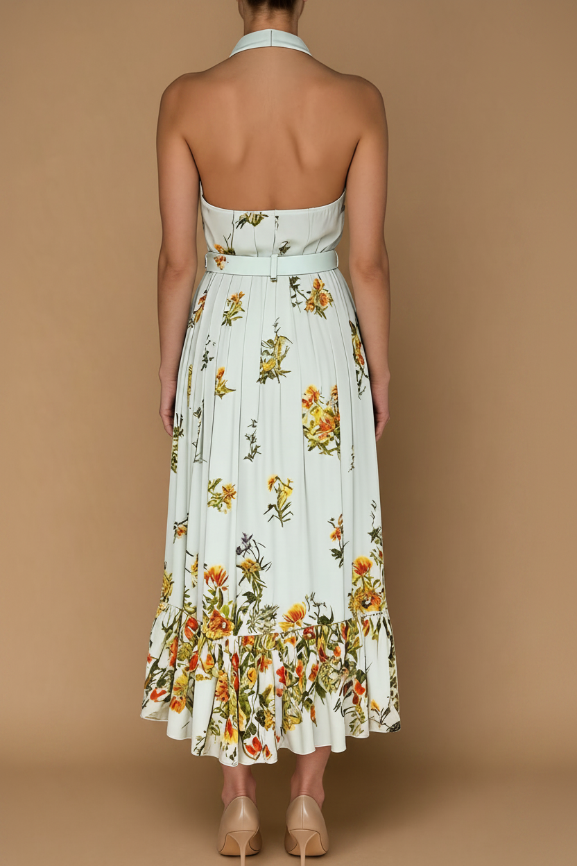 Amya Halter Maxi Dress