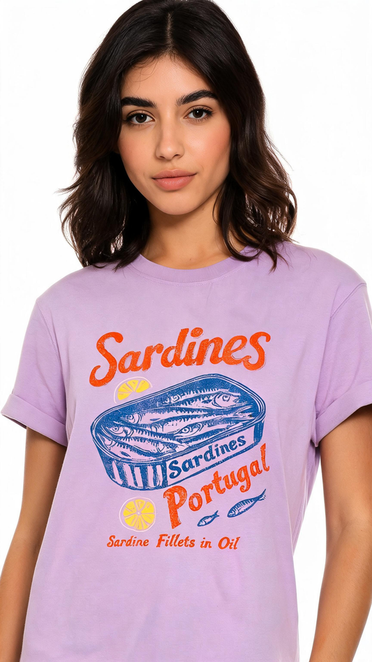 Claire Sardines Vintage Graphic Tee