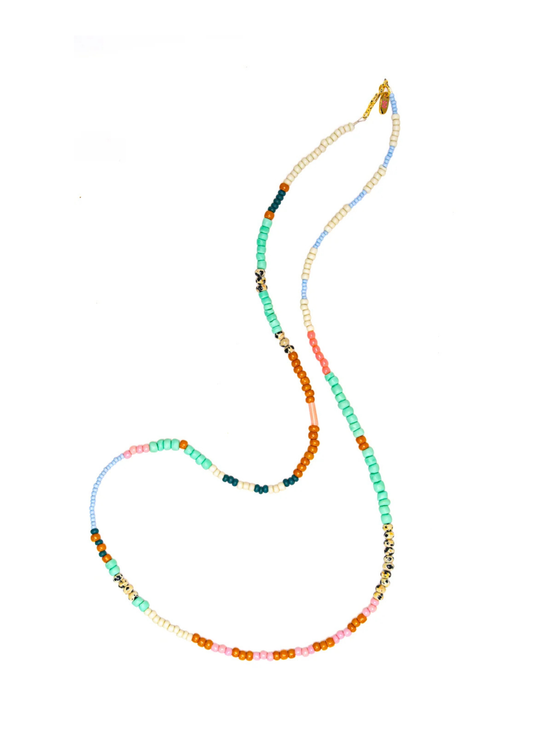 Thin Mixed Media Necklace