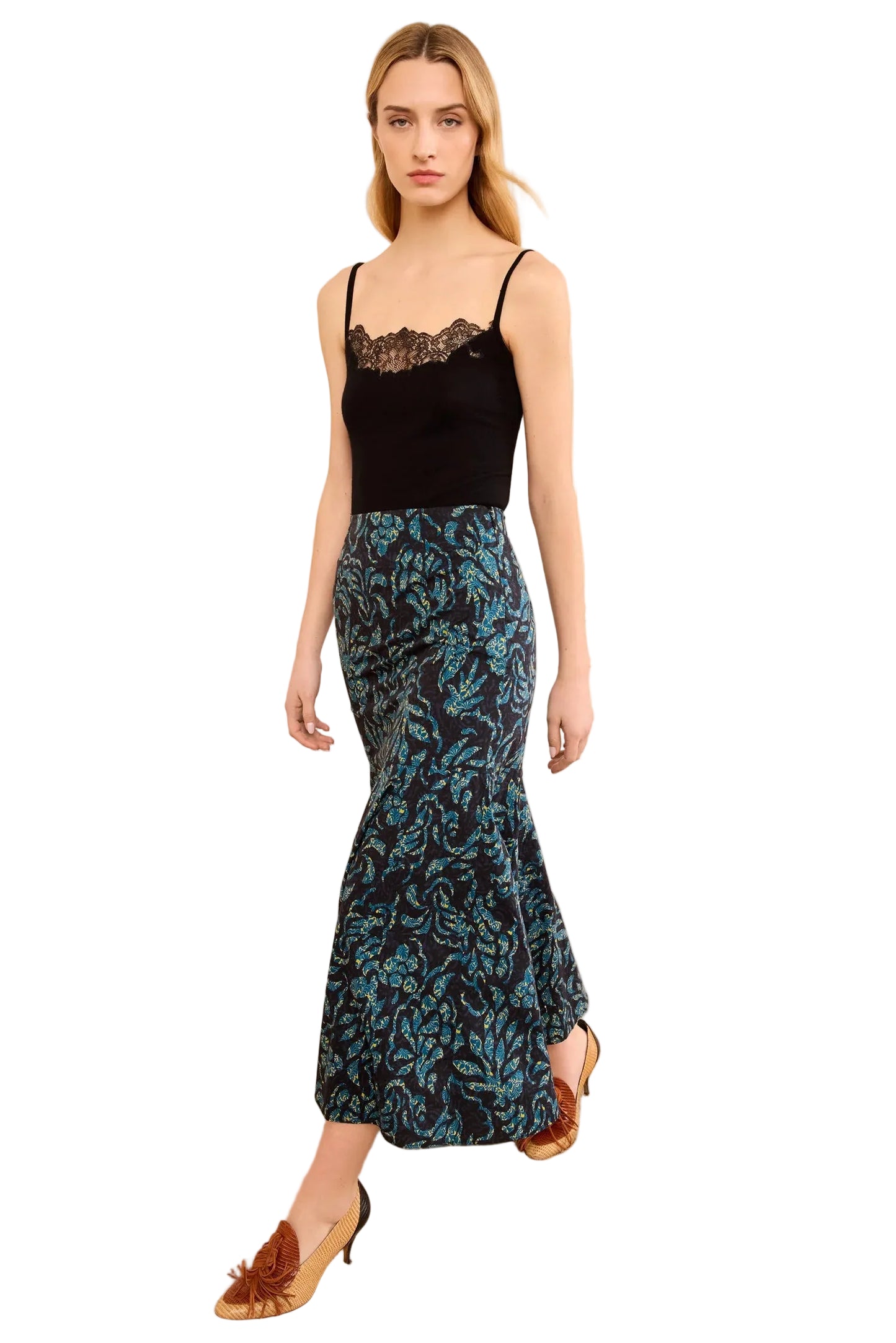Clarisse Trumpet Midi Skirt