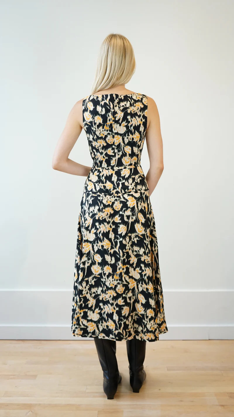 Vivi Sweetheart Neckline Midi Dress