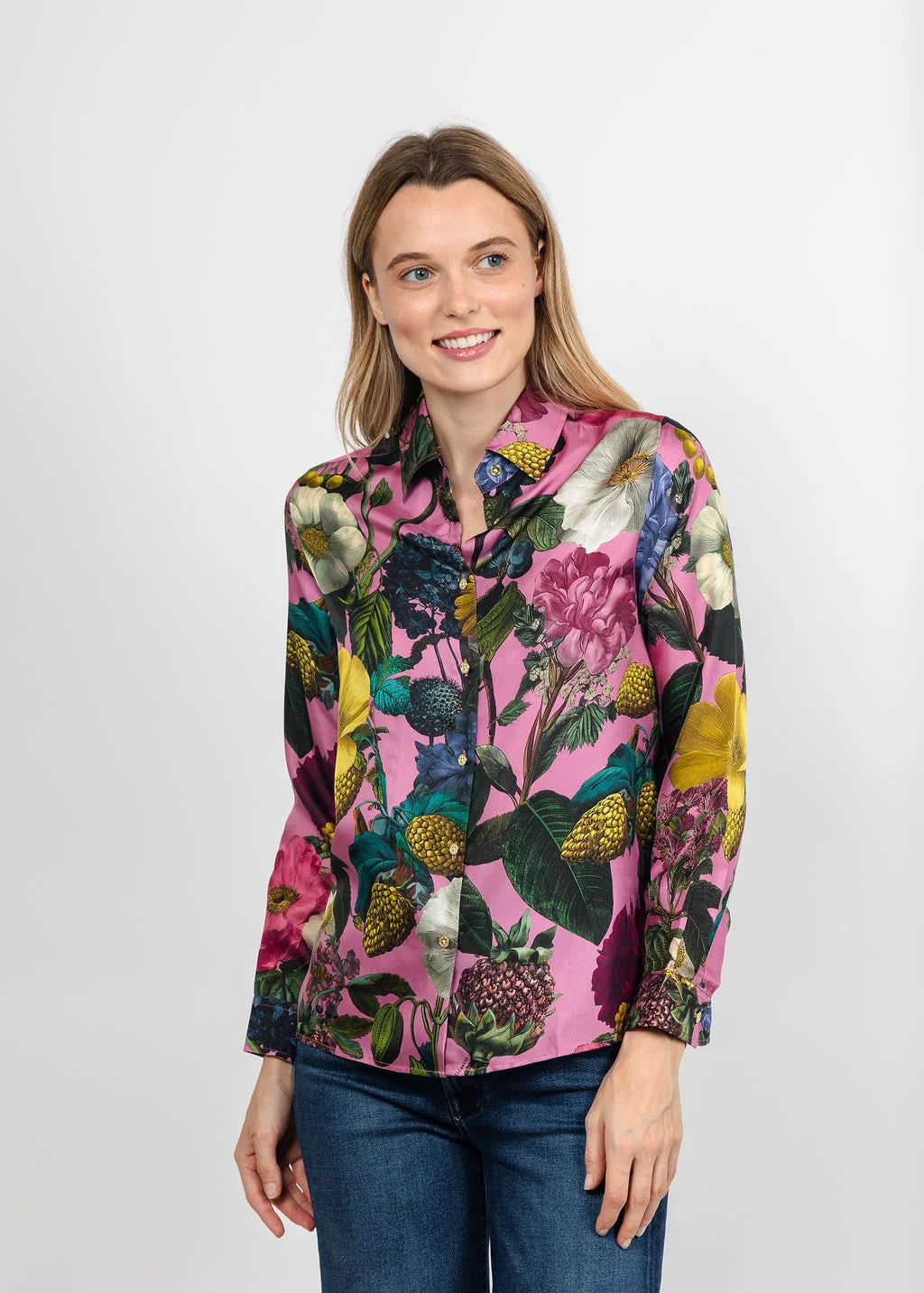 Floral Silk Shirt