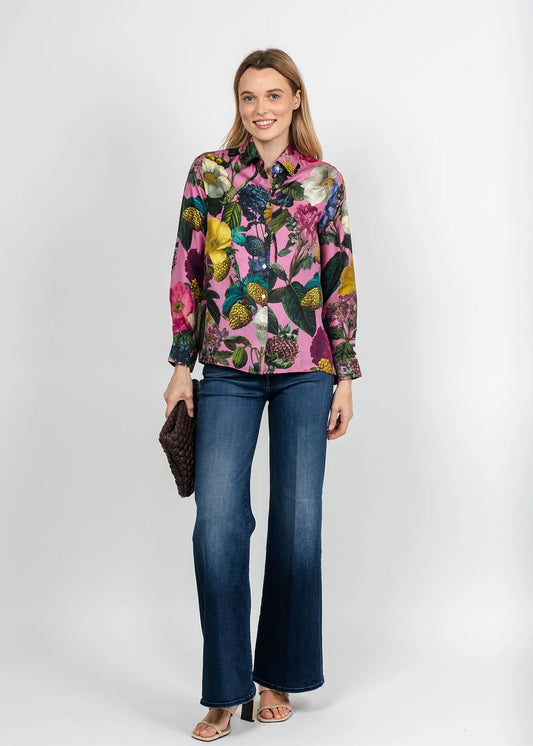 Floral Silk Shirt
