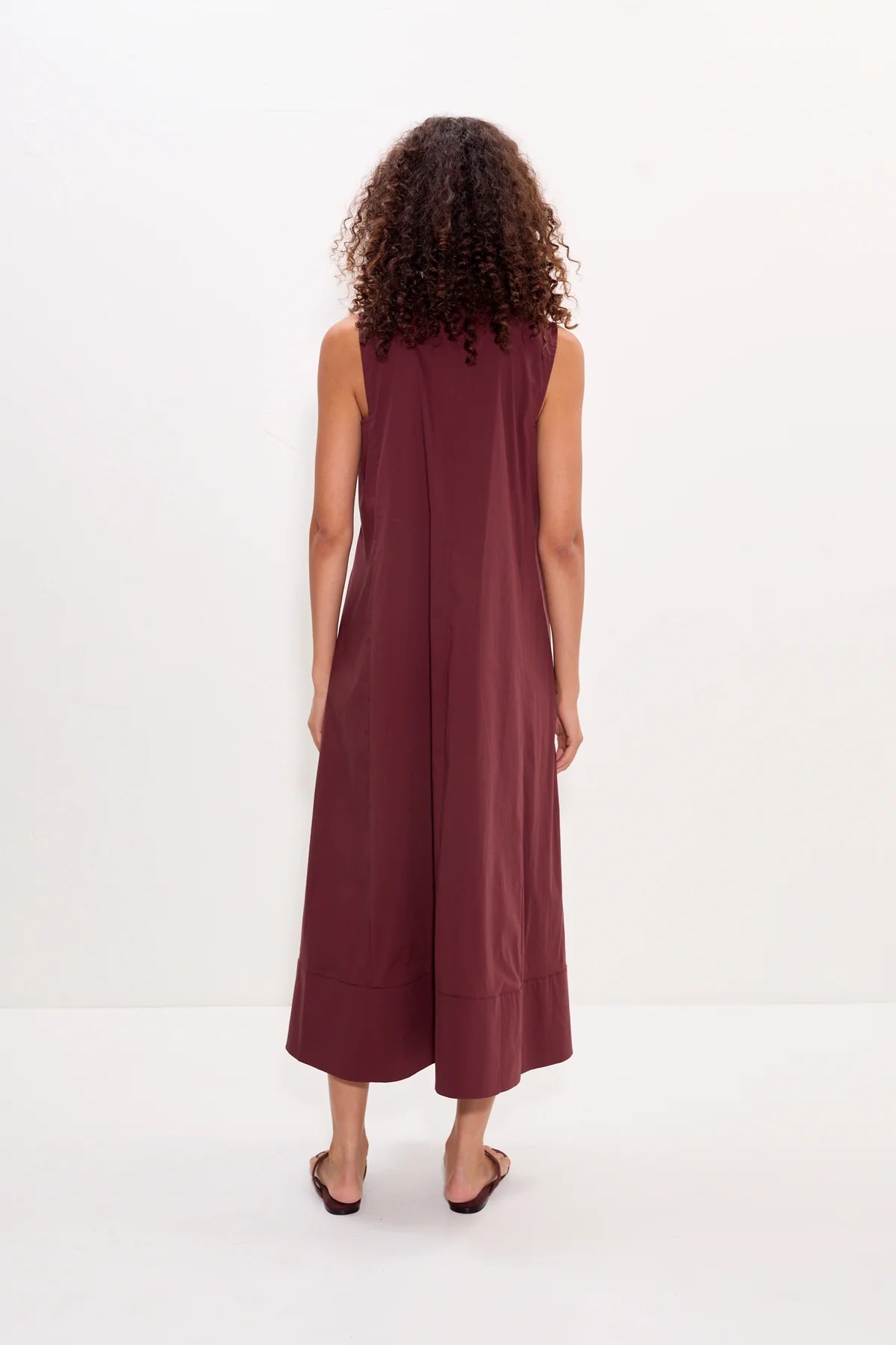 Mar Crochet Poplin Dress