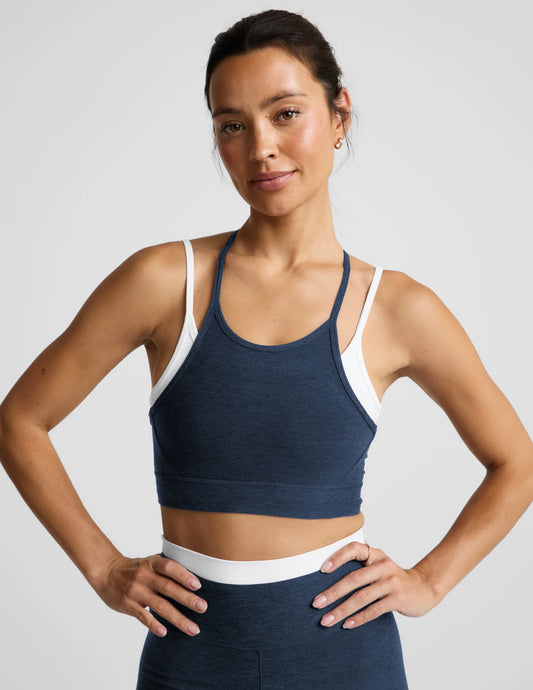 Spacedye Layered Long Line Bra