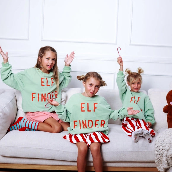 Kids Elf Finder Oversized Drop Shoulder Pullover
