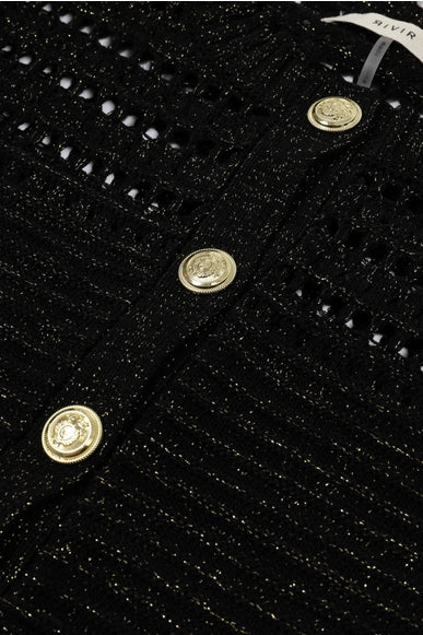 Presley Crochet Knit Cardigan