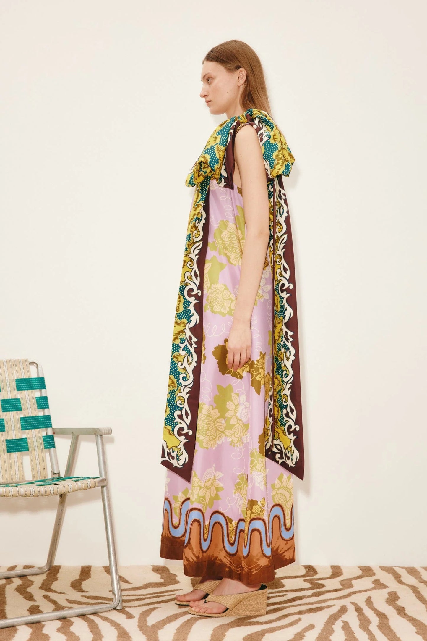 Arnie Silk Midi Dress