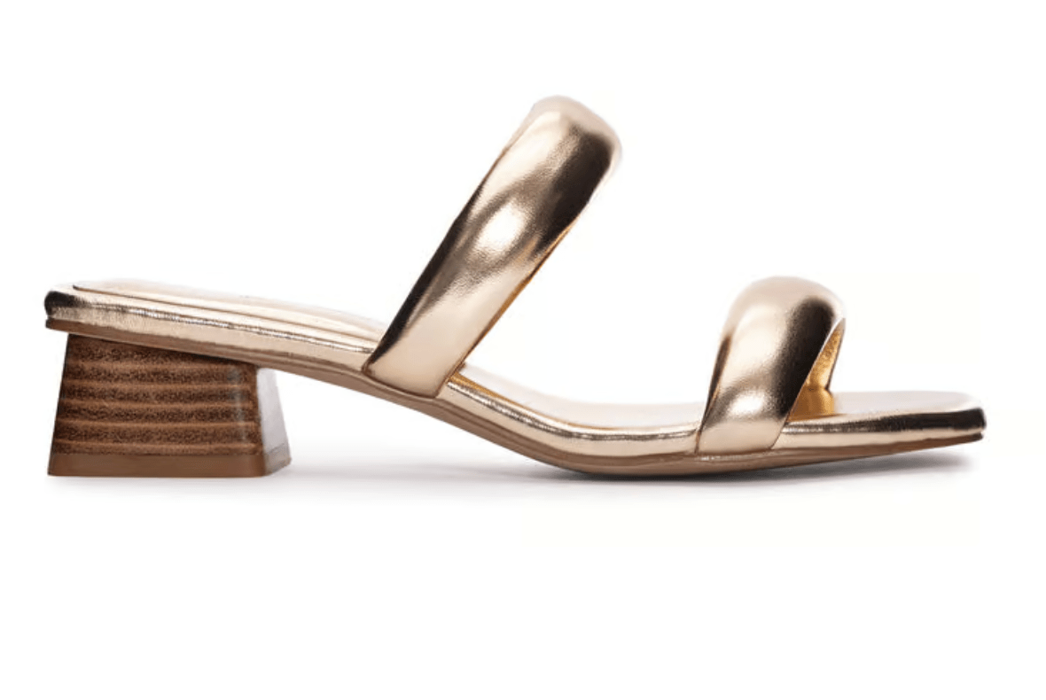 Alistair Metallic Sandals - Frock Shop