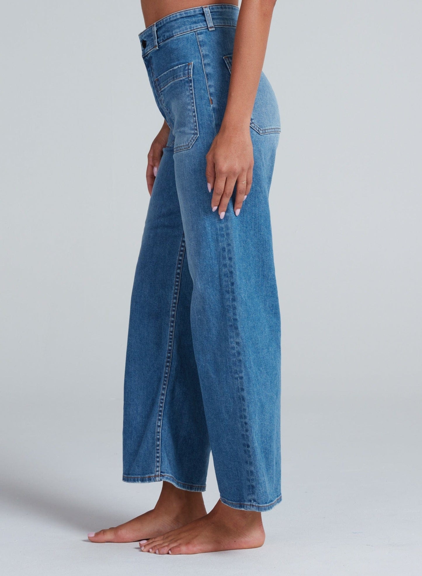 Cropped Sailor Jeans