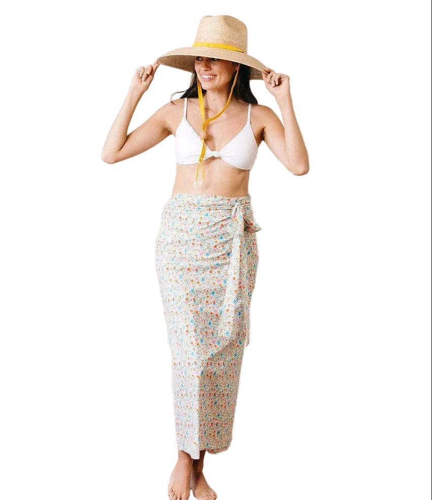 Coastal Daisies Tie Sarong
