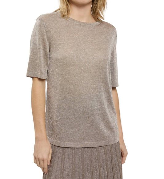 Gala Short Sleeve Roundneck Top