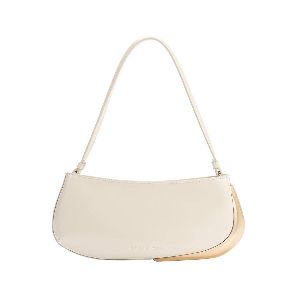 Sade Recycled Leather Shoulder Bag