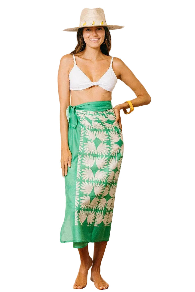 Viridian Tile Sarong