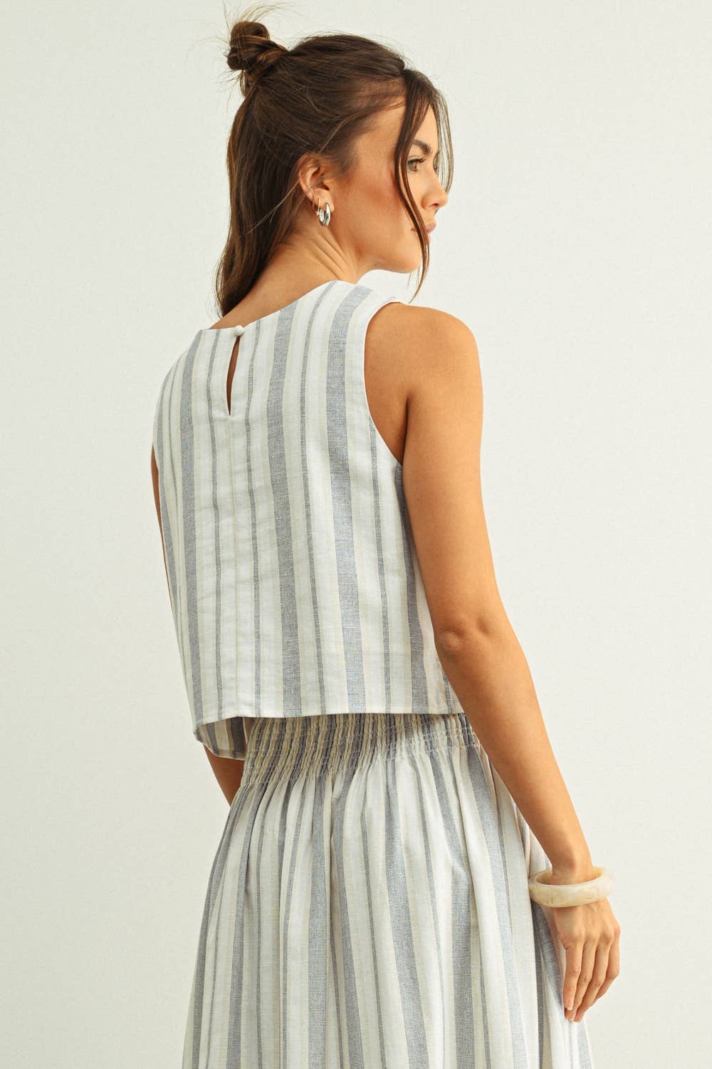 Ellie Striped Crop Top