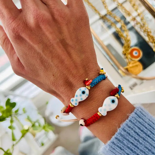 Summer Bracelet with Fish Eye Bracelet