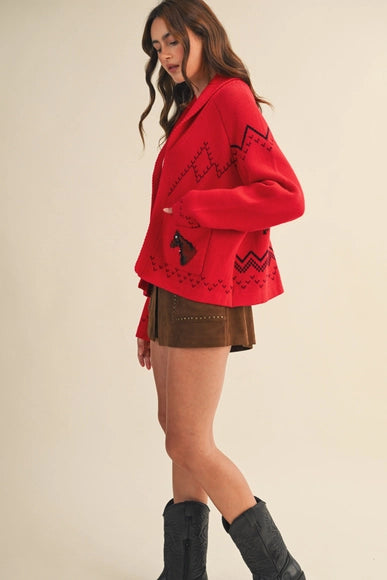 Horse Knit Cardigan