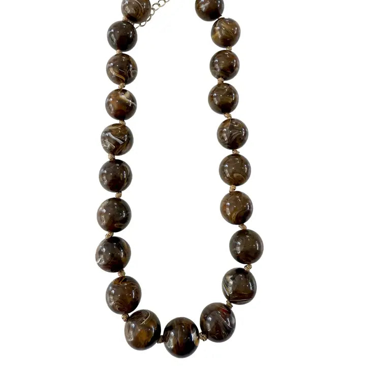 Mabry Chunky Beaded Necklace