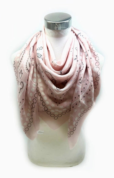 Large Square Scarf Bandana Pattern