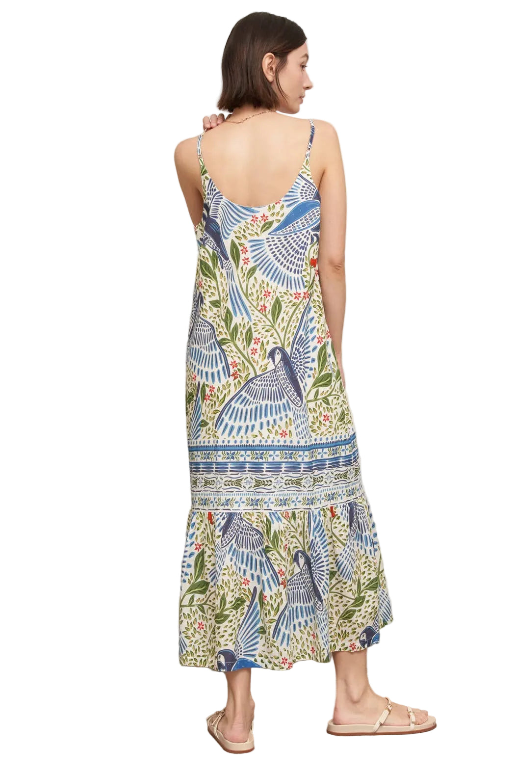 Marci Printed Textured Maxi Dress