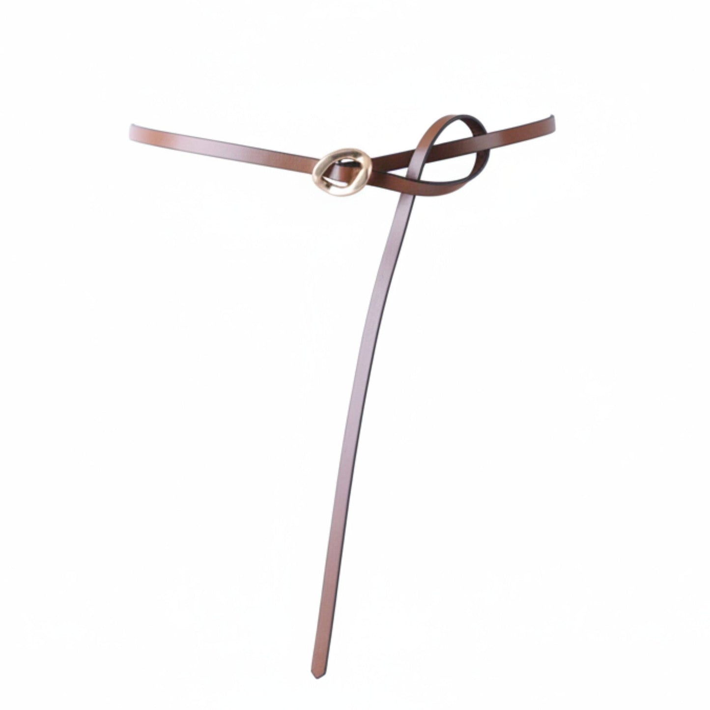 Skinny Genuine Leather Belt