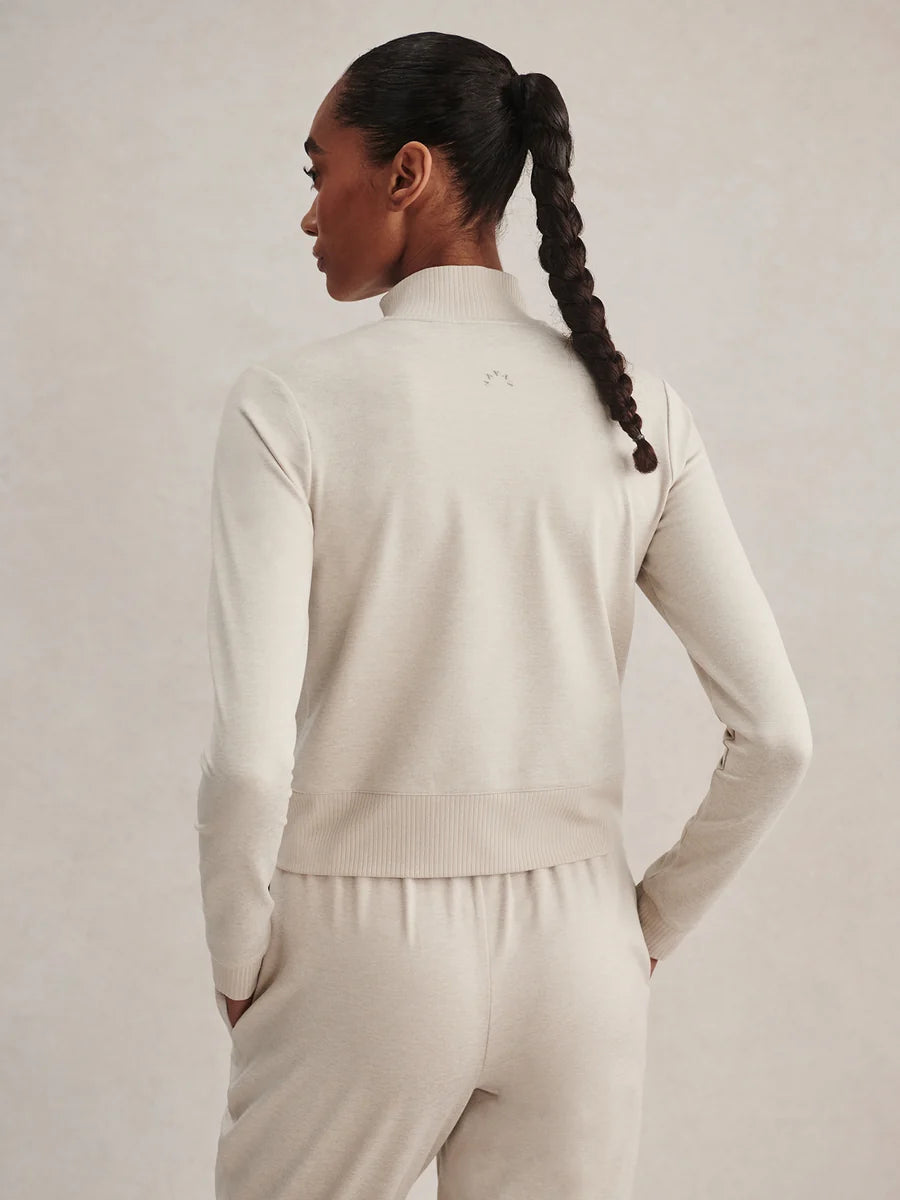 Rufus Cropped Zip Through Sweatshirt