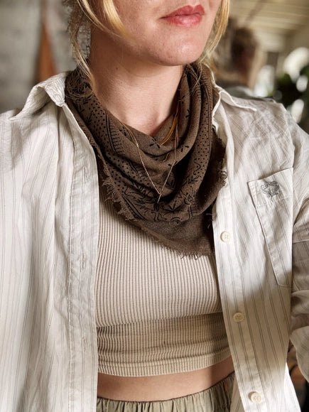 Naturally Dyed Bandana