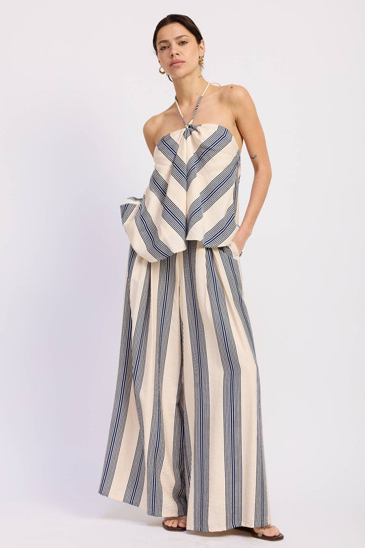 Julia Colorblock Wide Leg Pants