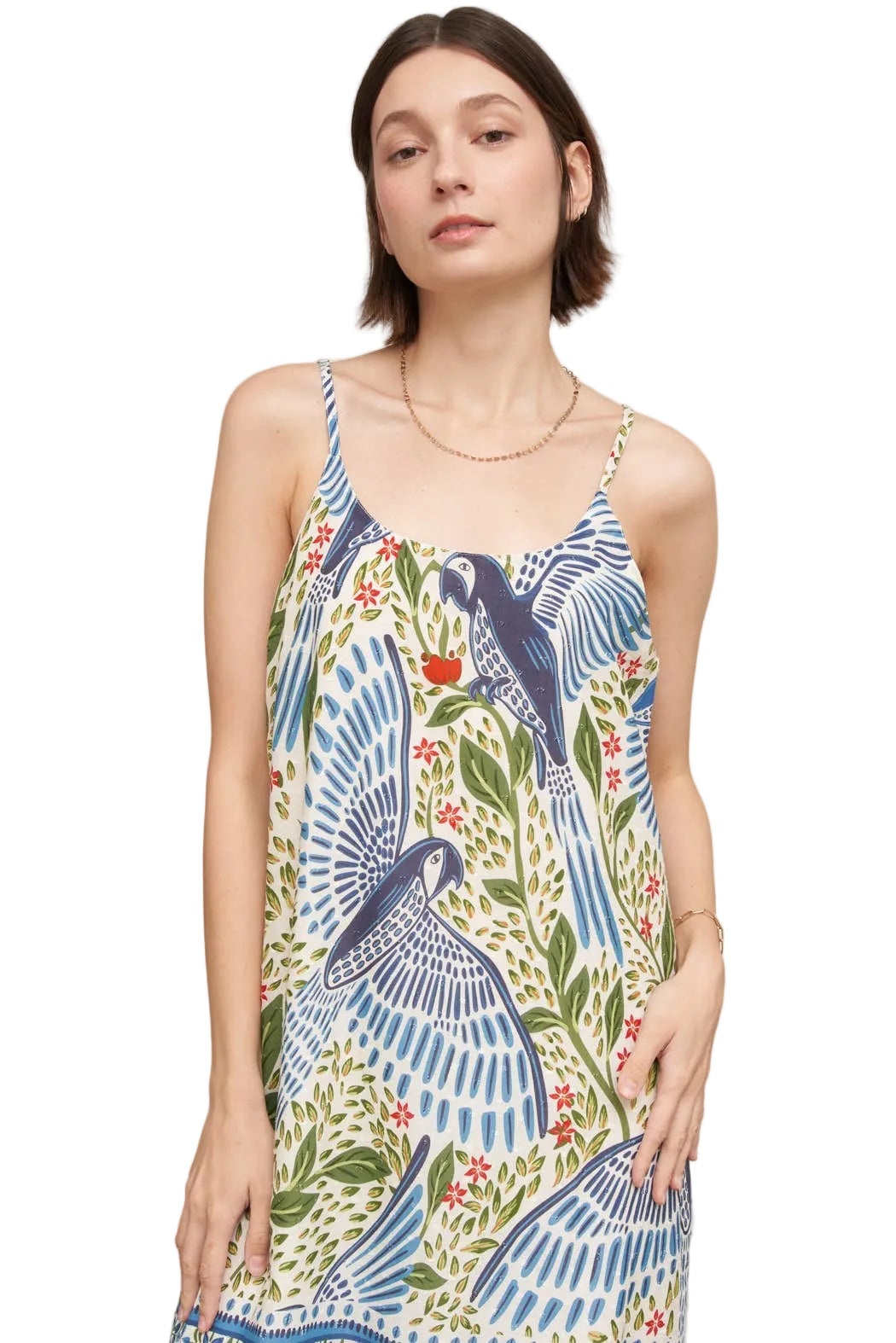 Marci Printed Textured Maxi Dress