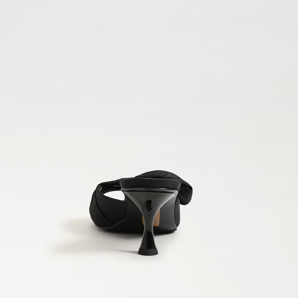 Ragan Moire Ribbed Silk Black