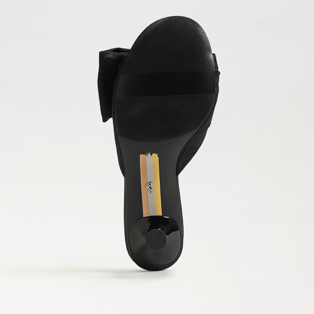 Ragan Moire Ribbed Silk Black