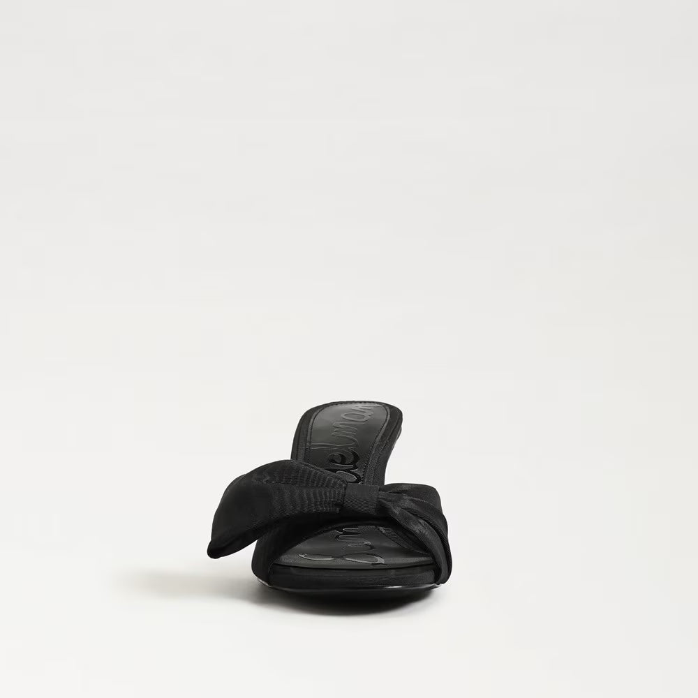 Ragan Moire Ribbed Silk Black