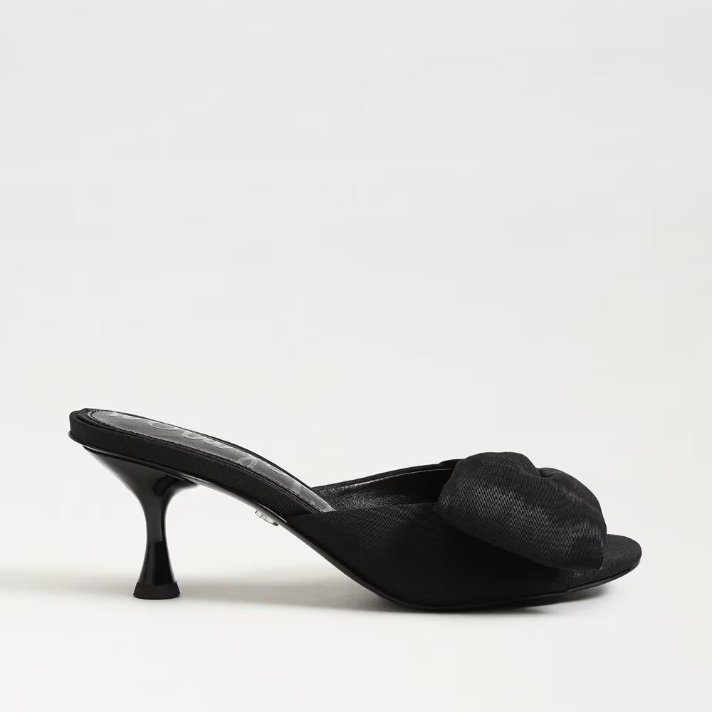 Ragan Moire Ribbed Silk Black