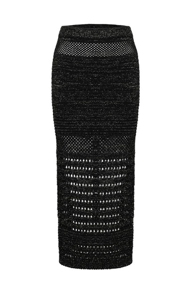 Presley Crochet Knit Skirt