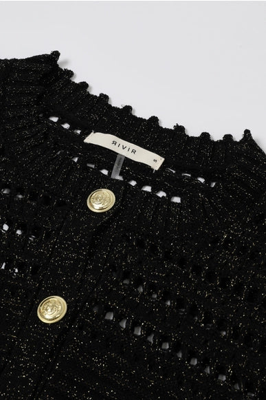 Presley Crochet Knit Cardigan