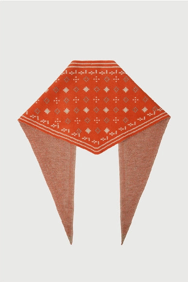 Foulard Knit Triangle Scarf
