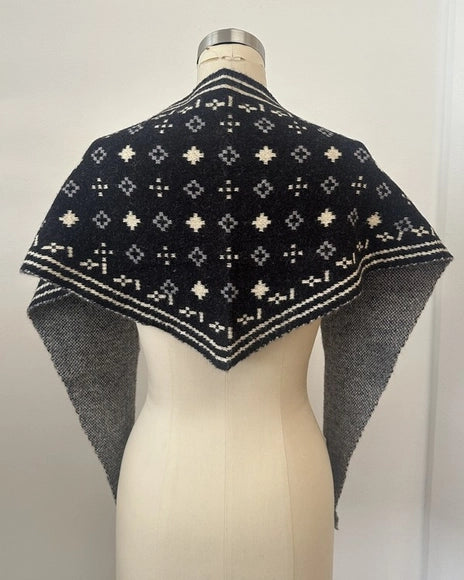 Foulard Knit Triangle Scarf