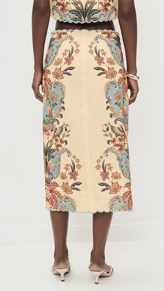 Boho Beauty Midi Skirt