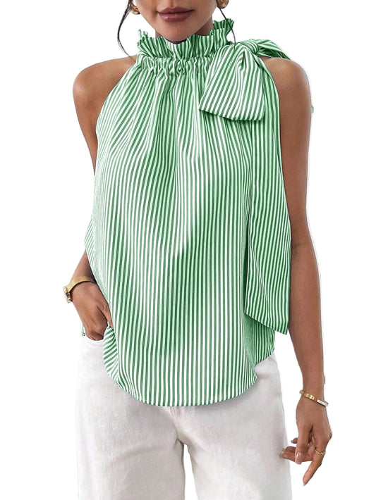 Lex Striped Sleeveless top
